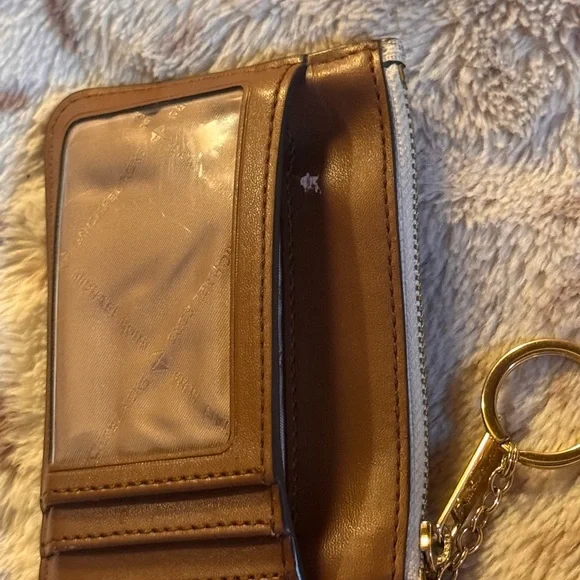 Michael Kors Silver Monogram Keychain Wallet - Picture 3 of 6